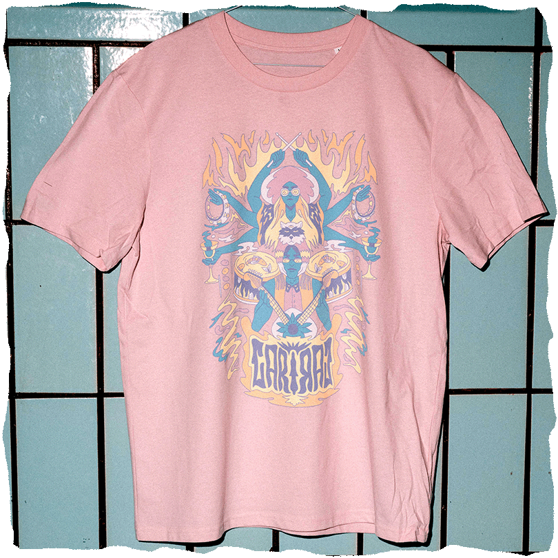 T-SHIRT - PINK TOTEM