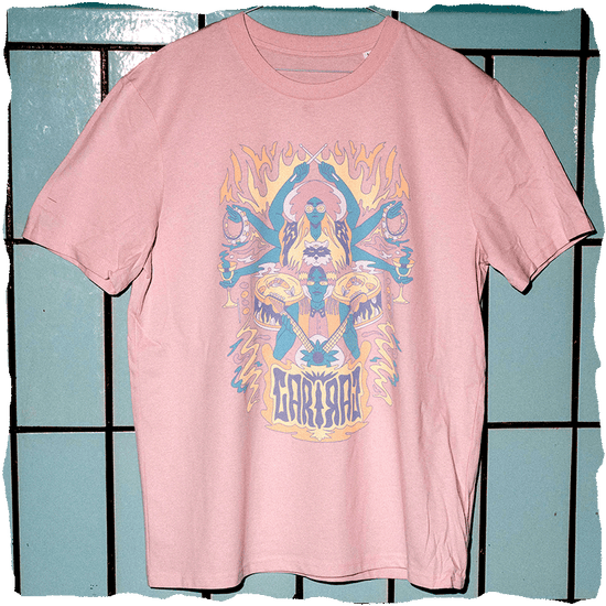 T-SHIRT - PINK TOTEM