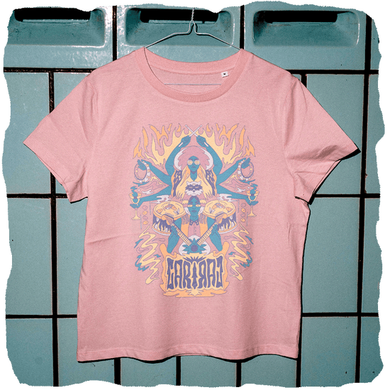 CROP TOP - PINK TOTEM