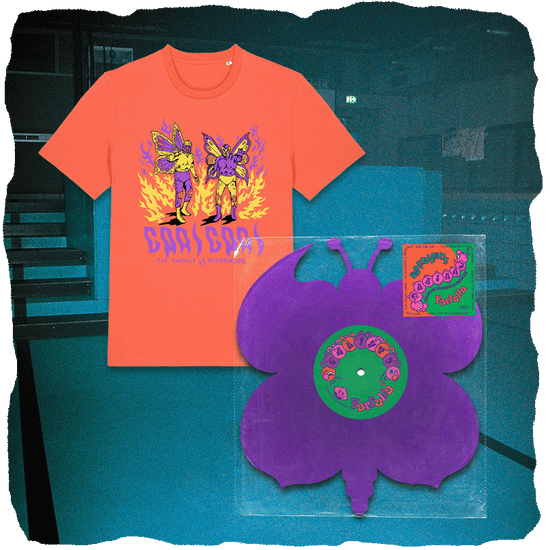 PRE-ORDER: SIGNED FARFALLA / SCHMETTERLING VINYL (NO. 001-100) + SHIRT BUNDLE