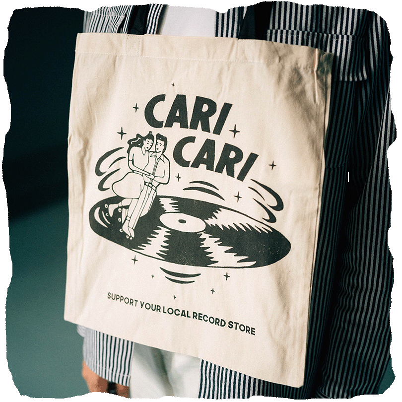 TOTE BAG - VINYL LOVER