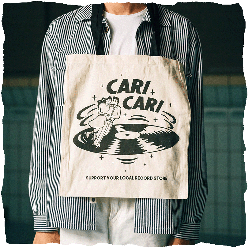 TOTE BAG - VINYL LOVER