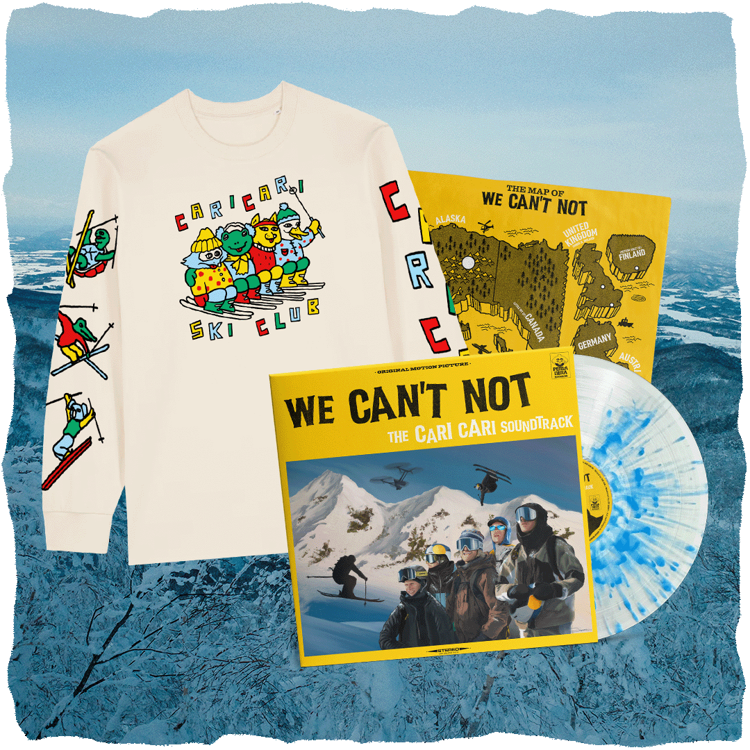 PRE-ORDER: SIGNED WE CAN'T NOT - CARI CARI O.S.T. VINYL (NO. 001-100) + SHIRT BUNDLE